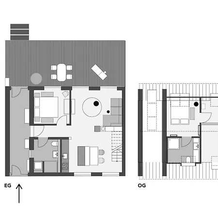 Apartament Westertilli Middelhuus - Modernes, Luxurioeses Wohngefuehl Pellworm